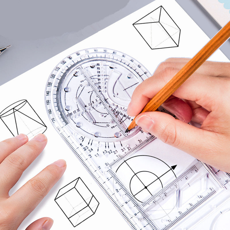 Multifunctional Student Math Ruler – flownwing