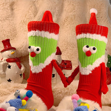 Load image into Gallery viewer, Christmas Hand in Hand Socks