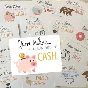 Piggy Envelope Postcard Set