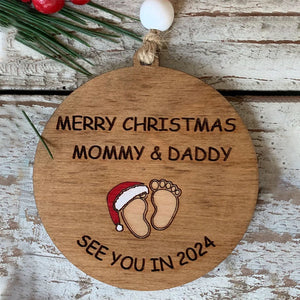 See You in 2024 Christmas Tree Ornament