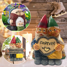 Load image into Gallery viewer, Gnome &amp; Forever Couple Decoration