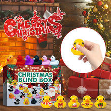 Load image into Gallery viewer, Christmas Advent Calendar 2022 - 24 Rubber Ducks for Kids