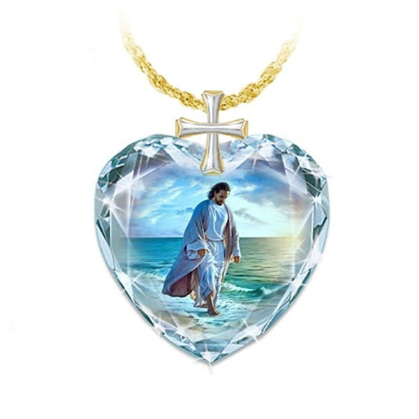 Withinhand Crystal Heart Necklace