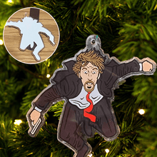 Load image into Gallery viewer, Die Hard Advent Calendar - Hans Gruber Falling off off Nakatomi Plaza
