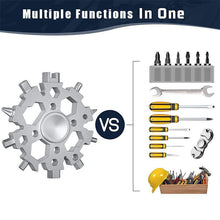 Load image into Gallery viewer, Snowflake Multifunctional Fingertip Gyro Wrench Tool Toy