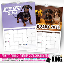 Load image into Gallery viewer, Cheeky Dachshunds - 2024 Wall Calendar