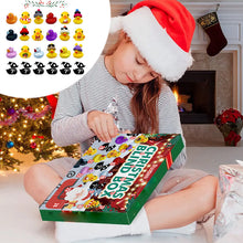 Load image into Gallery viewer, Christmas Advent Calendar 2022 - 24 Rubber Ducks for Kids