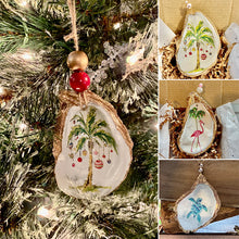 Load image into Gallery viewer, Oyster Shell Art Ornament