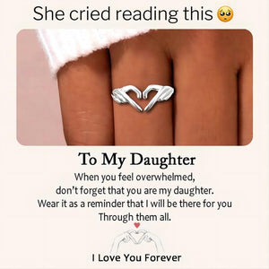 To My Daughter ‘I Love You Forever’ Heart Ring