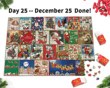 Load image into Gallery viewer, Christmas Advent Calendar Jigsaw Puzzle 1000pcs