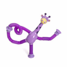 Load image into Gallery viewer, Telescopic suction cup giraffe toy