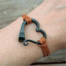 Load image into Gallery viewer, Handmade Love Horseshoe Nail Bracelet