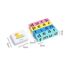 Load image into Gallery viewer, Wooden Crossword Puzzle