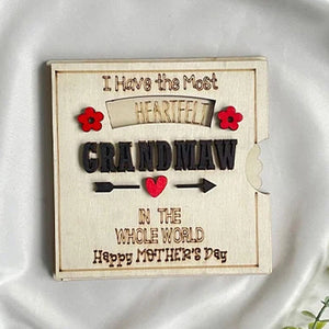 Interactive Spinning Mothers Day & Grandmaw Greeting Card