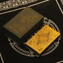 Load image into Gallery viewer, Explore the Mystical World of Tarot Gold Foil Tarot