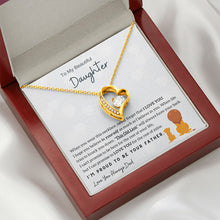 Load image into Gallery viewer, Heart Inlaid Zircon Necklace