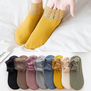 New Fashion Lace Warmer Socks