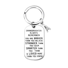 Load image into Gallery viewer, Sank® To My Grandson Granddaughter Son Daughter Gift Lettering Keychain