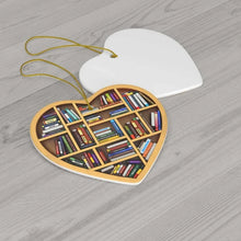 Load image into Gallery viewer, Book Lovers Heart Ornament