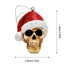 Load image into Gallery viewer, Santa Skull Bauble