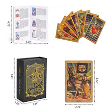 Load image into Gallery viewer, Explore the Mystical World of Tarot Gold Foil Tarot