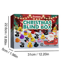 Load image into Gallery viewer, Christmas Advent Calendar 2022 - 24 Rubber Ducks for Kids