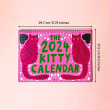 Load image into Gallery viewer, 2024 Kitty Calendar😻