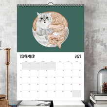 Load image into Gallery viewer, Cat Wall Calendar 2024