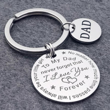 Load image into Gallery viewer, To My Dad/Mom Keychain (Dad/Mom Pendant)