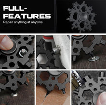 Load image into Gallery viewer, Snowflake Multifunctional Fingertip Gyro Wrench Tool Toy