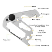Load image into Gallery viewer, Multi-functional EDC Gadgets Carabiner Emergency Tool