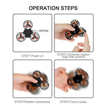 Load image into Gallery viewer, Fingertip Flying gyro Toy gyro Aircraft fingertips Rotation air Back Decompression Toy