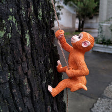 Load image into Gallery viewer, Rope Climbing Squirrel Resin Statue Figurine Ornament