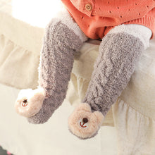 Load image into Gallery viewer, Baby Winter Fluffy Fuzzy Slipper Socks