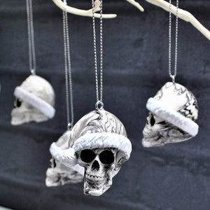 Santa Skull Bauble