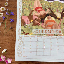 Load image into Gallery viewer, 2024 Womens Circles Hanging Wall Calendar