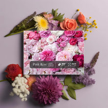 Load image into Gallery viewer, Pink Rose Flower Jigsaw Puzzle 1000 Pieces