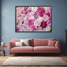 Load image into Gallery viewer, Pink Rose Flower Jigsaw Puzzle 1000 Pieces