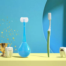 Load image into Gallery viewer, Three-sided Children&#39;s Toothbrush