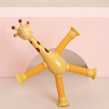 Load image into Gallery viewer, Telescopic suction cup giraffe toy