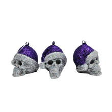 Load image into Gallery viewer, Santa Skull Bauble