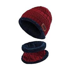 Load image into Gallery viewer, Warm Beanie Cap With Scarf