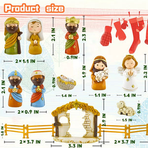 24 Days of Christmas Nativity Scene Set