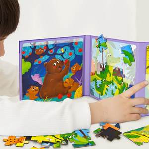 3-in-1 Magnetic Jigsaw Puzzle Book