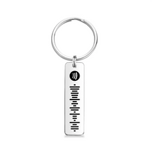 Load image into Gallery viewer, Personalized Music Keychain