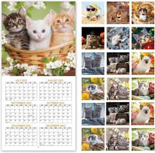 Load image into Gallery viewer, Cute Cat Wall Calendar