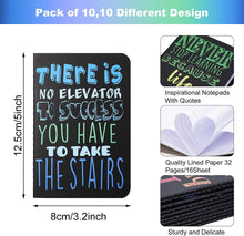 Load image into Gallery viewer, Pack of 10 pcs Mini Motivational &amp; Funny Notebooks