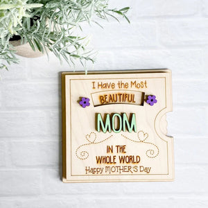 Interactive Spinning Mothers Day & Grandmaw Greeting Card