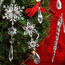 Load image into Gallery viewer, Crystal Christmas Snowflake Ornaments