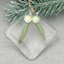 Load image into Gallery viewer, Fused Glass Christmas Tree Decoration